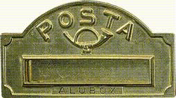 PLACCA LETTERE OTTONE A3 OL