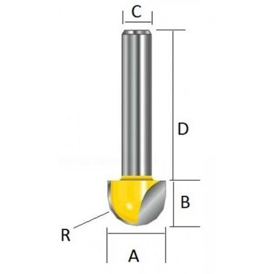 FRESA LEGNO 8 CONC d8 h8 D-10780